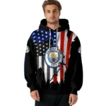 Manchester City American Pride Black Hoodie Best Selling