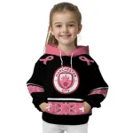 Manchester City Awareness Ribbon Black Pink Hoodie Best Selling