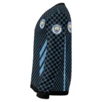 Manchester City Circles Mesh Sky Blue Black Sweater Best Selling