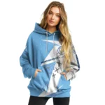 Manchester City Dynamic Slash Sky Blue White Hoodie Best Selling