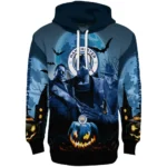 Manchester City Halloween Vibes Sky Blue Black Hoodie Best Selling