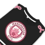Manchester City Pink Ribbon Black Pink Sweater Best Selling
