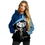 Manchester City Skull Punisher Black Hoodie Best Selling