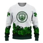 Manchester City St Patrick White Sweater Best Selling