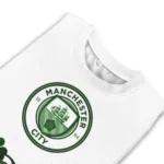 Manchester City St Patrick White Sweater Best Selling