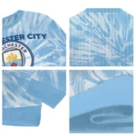 Manchester City Tie Dye Designs Sky Blue Sweater Best Selling