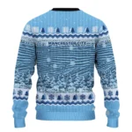 Manchester City Tree Pattern Sky Blue Sweater Best Selling
