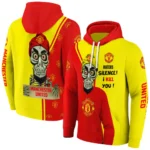Manchester United Achmed Skull Red Hoodie Best Selling
