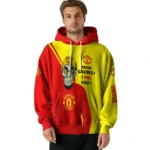 Manchester United Achmed Skull Red Hoodie Best Selling