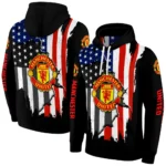 Manchester United American Pride Black Hoodie Best Selling
