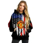 Manchester United American Pride Black Hoodie Best Selling