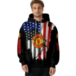 Manchester United American Pride Black Hoodie Best Selling