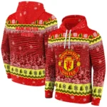 Manchester United Christmas Trees Red Hoodie Best Selling