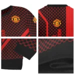 Manchester United Circles Mesh Red Black Sweater Best Selling