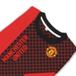 Manchester United Circles Mesh Red Black Sweater Best Selling