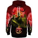 Manchester United Halloween Vibes Red Black Hoodie Best Selling