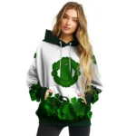 Manchester United Lucky Motif White Green Hoodie Best Selling