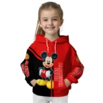 Manchester United Mickey Mouse Red Black Hoodie Best Selling