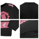 Manchester United Pink Ribbon Black Pink Sweater Best Selling