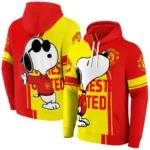 Manchester United Playful Snoopy Red Hoodie Best Selling