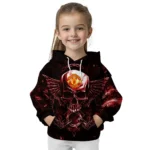 Manchester United Skull Artwork Red Black Hoodie Best Selling