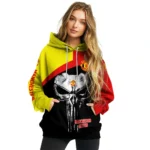 Manchester United Skull Punisher Black Hoodie Best Selling