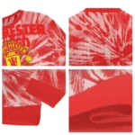 Manchester United Tie Dye Designs Red Sweater Best Selling