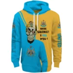 Newcastle United Achmed Skull Blue Hoodie Best Selling