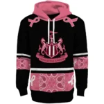 Newcastle United Awareness Ribbon Black Pink Hoodie Best Selling