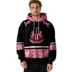 Newcastle United Awareness Ribbon Black Pink Hoodie Best Selling
