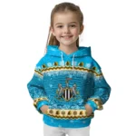 Newcastle United Christmas Trees Blue Hoodie Best Selling
