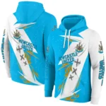 Newcastle United Dynamic Slash Blue White Hoodie Best Selling