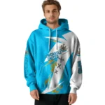 Newcastle United Dynamic Slash Blue White Hoodie Best Selling