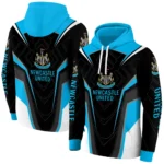 Newcastle United Futuristic Pattern Blue Black Hoodie Best Selling