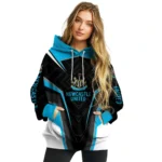 Newcastle United Futuristic Pattern Blue Black Hoodie Best Selling