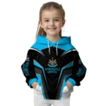 Newcastle United Futuristic Pattern Blue Black Hoodie Best Selling