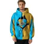 Newcastle United Heartbeat Graphic Blue Hoodie Best Selling