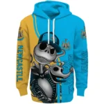 Newcastle United Jack Skellington Blue Hoodie Best Selling