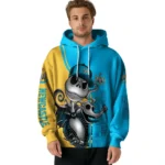Newcastle United Jack Skellington Blue Hoodie Best Selling