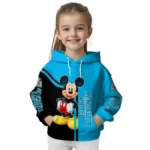Newcastle United Mickey Mouse Blue Black Hoodie Best Selling
