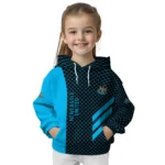 Newcastle United Monogram Pattern Blue Hoodie Best Selling