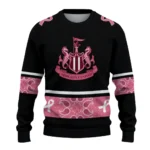 Newcastle United Pink Ribbon Black Pink Sweater Best Selling