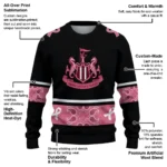 Newcastle United Pink Ribbon Black Pink Sweater Best Selling