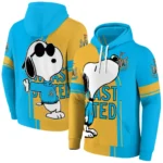 Newcastle United Playful Snoopy Blue Hoodie Best Selling