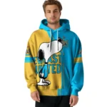 Newcastle United Playful Snoopy Blue Hoodie Best Selling