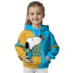 Newcastle United Playful Snoopy Blue Hoodie Best Selling