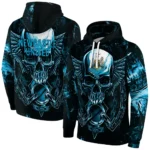 Newcastle United Skull Artwork Blue Black Hoodie Best Selling