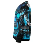Newcastle United Skull Intensity Blue Black Sweater Best Selling