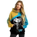 Newcastle United Skull Punisher Black Hoodie Best Selling