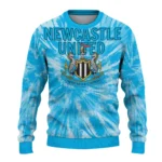 Newcastle United Tie Dye Designs Blue Sweater Best Selling